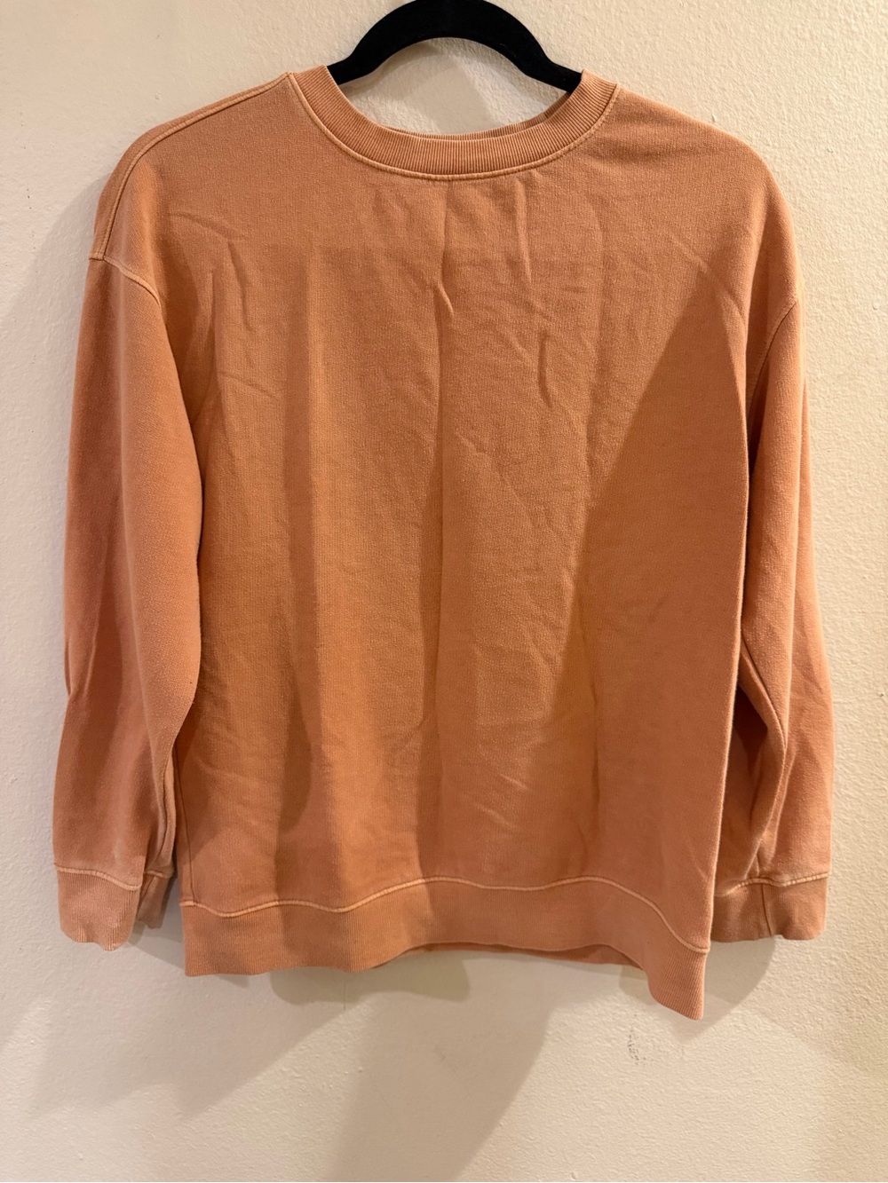 Boys Cat & Jack Washed Peach Crewneck Sweatshirt Size 10/12